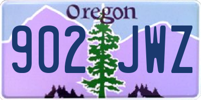 OR license plate 902JWZ