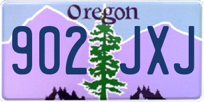 OR license plate 902JXJ