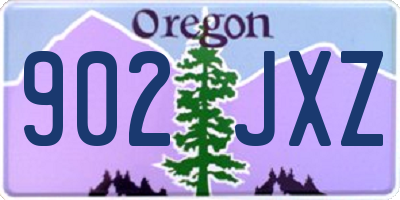 OR license plate 902JXZ