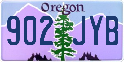 OR license plate 902JYB