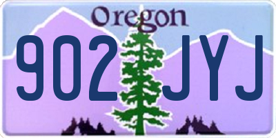 OR license plate 902JYJ