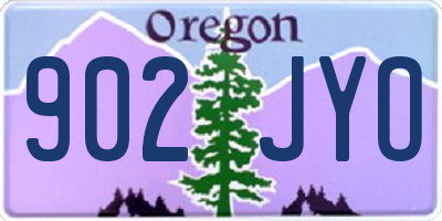 OR license plate 902JYO