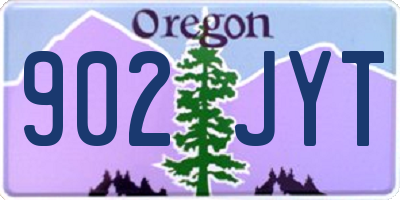 OR license plate 902JYT