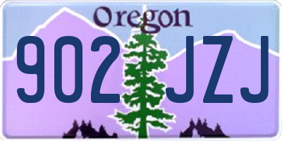 OR license plate 902JZJ