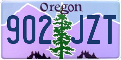 OR license plate 902JZT