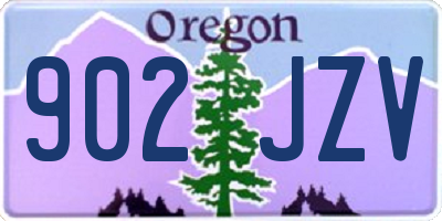 OR license plate 902JZV