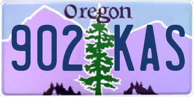 OR license plate 902KAS