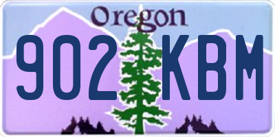 OR license plate 902KBM