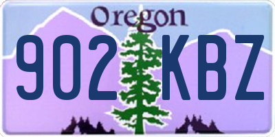 OR license plate 902KBZ
