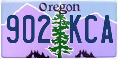 OR license plate 902KCA