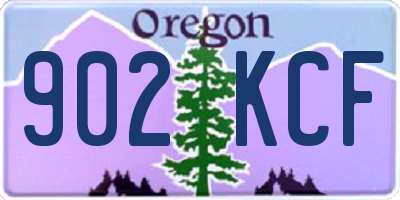 OR license plate 902KCF