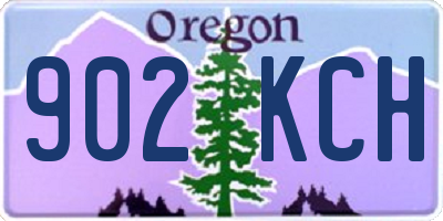 OR license plate 902KCH
