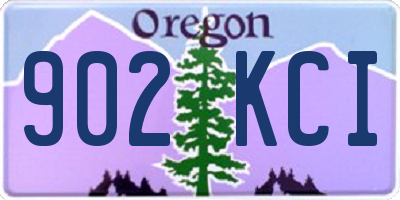 OR license plate 902KCI