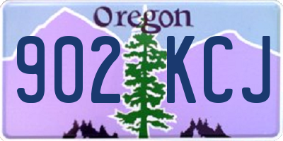 OR license plate 902KCJ