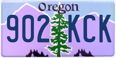OR license plate 902KCK