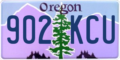 OR license plate 902KCU