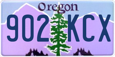 OR license plate 902KCX