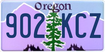 OR license plate 902KCZ