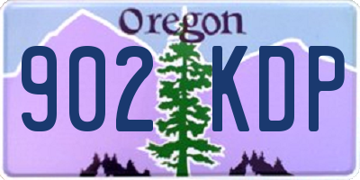 OR license plate 902KDP