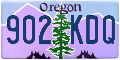 OR license plate 902KDQ
