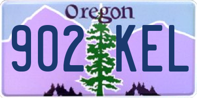 OR license plate 902KEL
