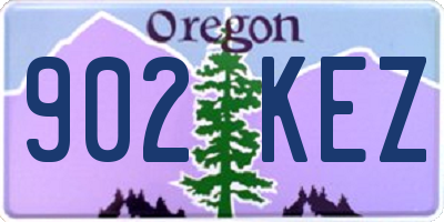 OR license plate 902KEZ