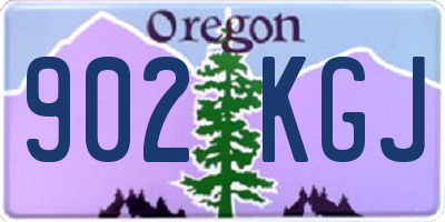 OR license plate 902KGJ