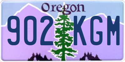 OR license plate 902KGM