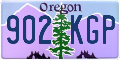 OR license plate 902KGP