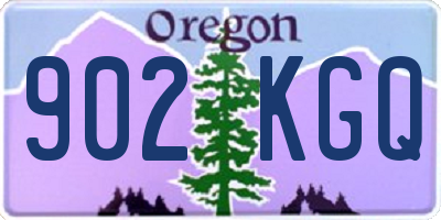 OR license plate 902KGQ