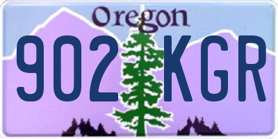 OR license plate 902KGR