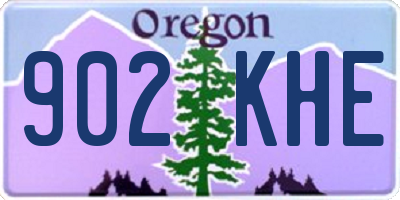 OR license plate 902KHE