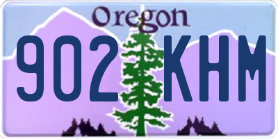 OR license plate 902KHM