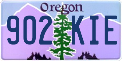 OR license plate 902KIE