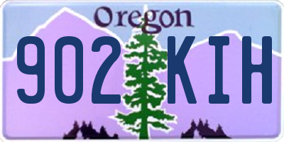 OR license plate 902KIH