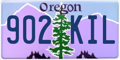 OR license plate 902KIL