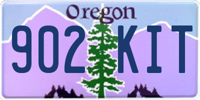 OR license plate 902KIT