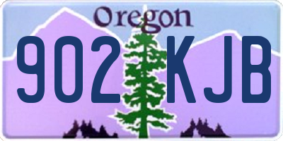 OR license plate 902KJB