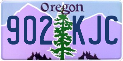 OR license plate 902KJC