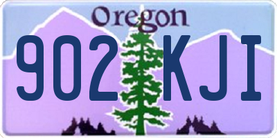 OR license plate 902KJI