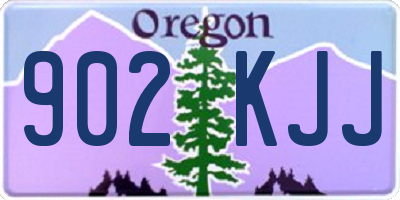 OR license plate 902KJJ
