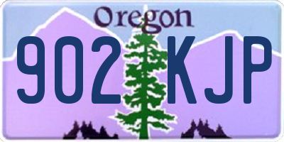 OR license plate 902KJP