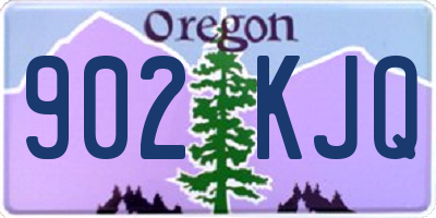OR license plate 902KJQ