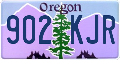 OR license plate 902KJR