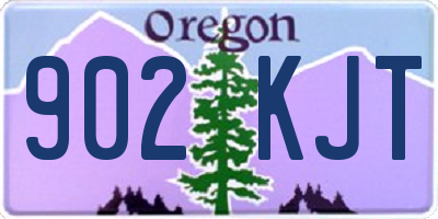OR license plate 902KJT