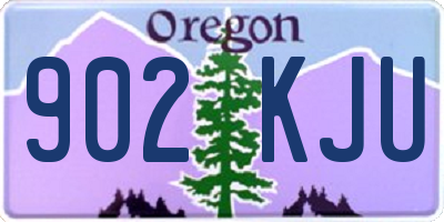 OR license plate 902KJU