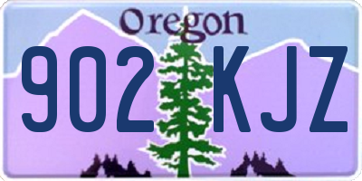 OR license plate 902KJZ