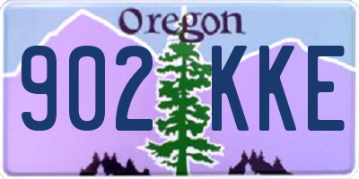 OR license plate 902KKE