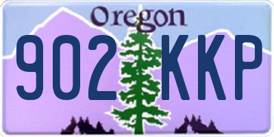 OR license plate 902KKP
