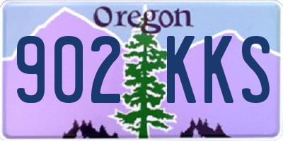 OR license plate 902KKS